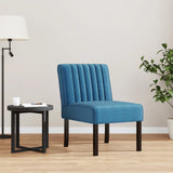 Slipper Chair Blue Velvet 352450