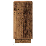 LED Sideboard for Old Wood 71 x 34.5 x 75 cm Engineered Wood 869648