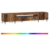LED TV Cabinet Old Wood Engineered Wood 896473