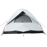Camping Tent Dome 3-Person White Blackout Fabric Waterproof 94698