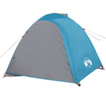 ZNTS Camping Tent Dome 4-Person Blue Waterproof 94336