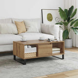 Coffee Table Artisan Oak 90x50x36.5 cm Engineered Wood 857341
