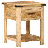 Bedside Cabinet 40x40x50 cm Solid Wood Mango 372716