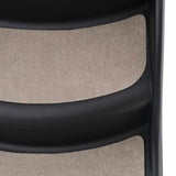 Dog Stair Black Polypropylene 3-step Foldable Dog Stair 171173