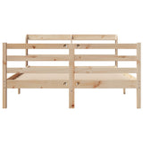 Bed Frame with Headboard without Mattress 140x200 cm 3306645