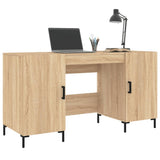 Desk Sonoma Oak 140x50x75 cm Engineered Wood 829551
