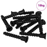 Socket Cap Head Screw 3072 pcs Black 7 x 40 mm Iron 864546