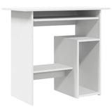 Desk White 80x45x74 cm Engineered Wood 801364
