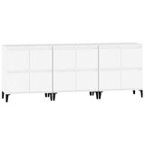 Sideboards 3 pcs White 60x35x70 cm Engineered Wood 3185775
