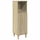 Bathroom Cabinet Sonoma Oak 30x30x100 cm Engineered Wood 849659