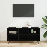 TV Cabinet Black Oak 103.5 x 30 x 50 cm Engineered Wood 881925