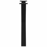 Dining Table Legs X-Shaped 3 pcs Black 80x cm Steel 4012992