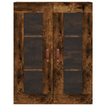 Wall Mounted Cabinets 2 pcs Smoked Oak Engineered Wood 3197918