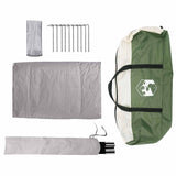 Party Tent Green 4-Person 185T Polyester with PU Coating 42017445