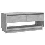 TV Cabinet Concrete Grey 102x41x44 cm Engineered Wood 809489