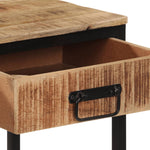 Console Table 70x35x70 cm Solid Rough Wood Mango 374076