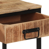Console Table 70x35x70 cm Solid Rough Wood Mango 374076