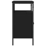 Bathroom Sink Cabinet Black Engineered wood Medium 842436