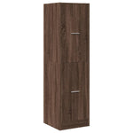 Apothecary Cabinet Brown Oak 40x41x144.5 cm Engineered Wood 3309642
