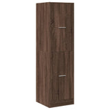 Apothecary Cabinet Brown Oak 40x41x144.5 cm Engineered Wood 3309642