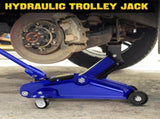 Trolley Jack 2 Ton Tonne Low Profile Hydraulic Floor Lifting Car Van Garage New 02252592