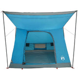 Camping Tent with Roof Blue 223 x 163 x 130 cm Taffeta 42001191