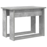 Coffee Table Set 2 pcs Concrete Grey Engineered Wood 8000127
