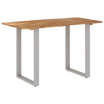 ZNTS Dining Table 118x58x76 cm Solid Acacia Wood 286479