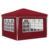 Pop-up Party Tent 288 x 288 x 245 cm Burgundy Oxford Fabric 42019774