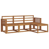 Outdoor Sofa Set 4 pcs Natural 3366212