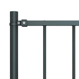 Fence Panel Woerden with Posts Steel 1.7x1.25 m Anthracite 145214