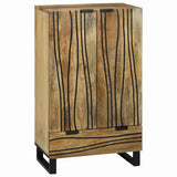 Highboard Brown 60 x 33 x 100 cm Solid mango wood 4017966