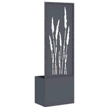 Garden Privacy Screen Anthracite 50 x 150 cm Cold-rolled steel 876464