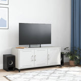 TV Cabinet White 100.5x39x43.5 cm Steel 846649