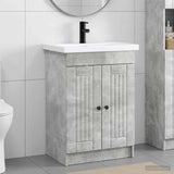 Bathroom Furniture Set Concrete Grey 56 x 37.5 x 81 cm 3404187