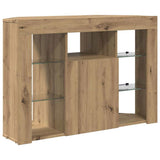 Corner LED TV Cabinet 100x40x68cm Artisan Oak Engineered Wood 889794