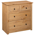 Sideboard 80x40x83 cm Pinewood Panama Range 282655