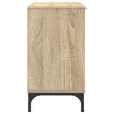 Bathroom Sink Cabinet with Door Sonoma Oak 60.5 x 33.5 x 61 cm 883416