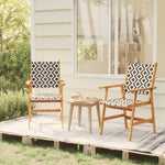 Garden Chairs 2 pcs Solid Acacia Wood 316249