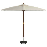 Parasol Base 30kg Black Granite and Stainless Steel Round 42006586
