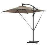 Umbrella Taupe 249 x 249 x 250 cm Polyester and Aluminium 42003402