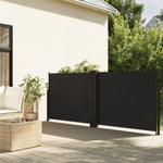 Retractable Side Awning Black 140x1200 cm 4004804