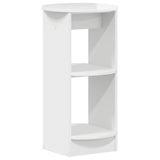 Side Cabinet High Gloss White Engineered Wood 899838
