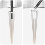 Welded Wire Fence with Spikes 50 x 1 m PVC-coated Steel 3352233