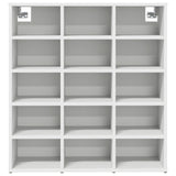 Shoe Cabinet 77.5 x 30 x 83.5 cm Engineered Wood White 808720
