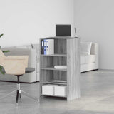 Reception Desk Grey Sonoma 55x50x103.5 cm Engineered Wood 859020