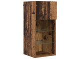 TV Wall Unit Wall-mounted 6 pcs Old Wood Engineered Wood 3402932