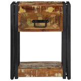 Bedside Cabinet with Drawer 2 pcs Multicolour 40 x 35 x 50 cm 4016691