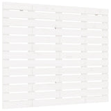 Wall Headboard White 146x3x91.5 cm Solid Wood Pine 824684