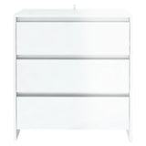 Sideboard High Gloss White 70x41x75 cm Engineered Wood 809752